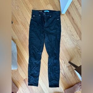 7 For All Mankind Women's Black Skinny Jeans